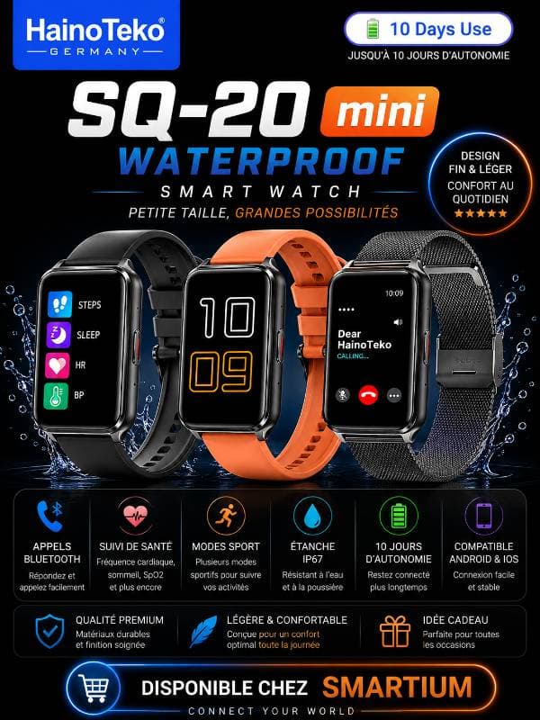 Hainoteko Smart Watch SQ-20 Mini