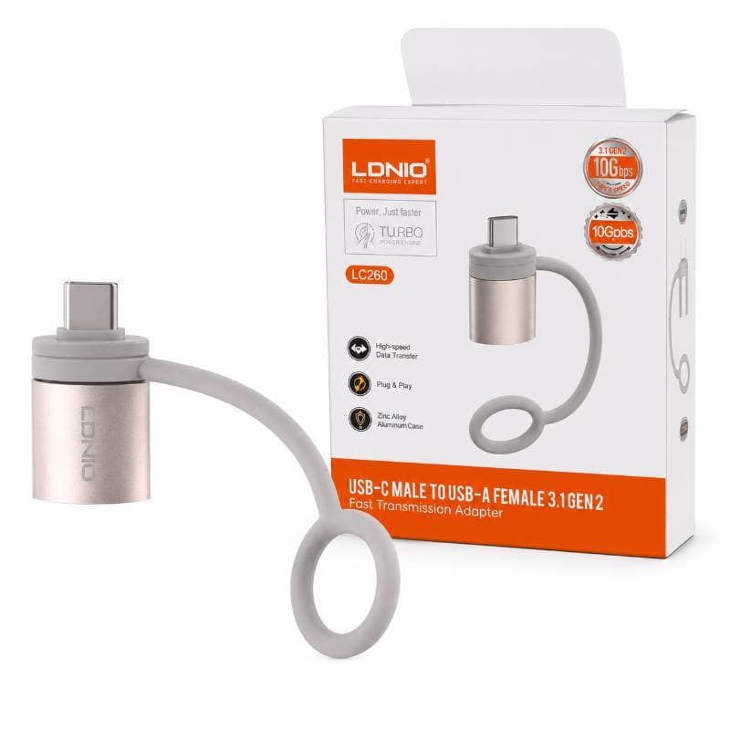 Ldnio Otg Iphone To Type C 65W LC260