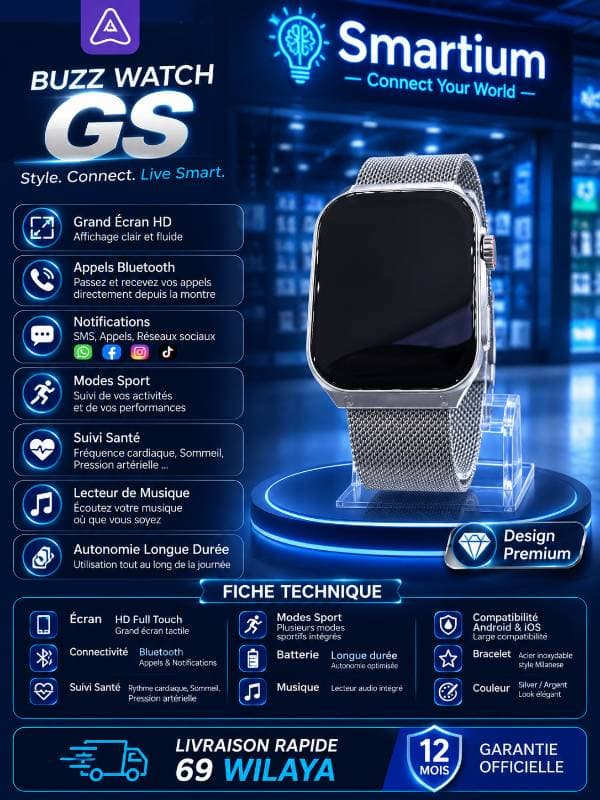 Ace Smart Watch Buzz Watch Gs