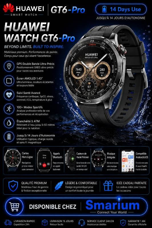 Huawei Smart Watch GT6-Pro