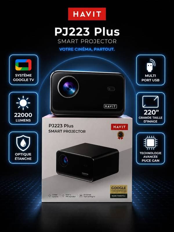 Havit DATASHOW PJ223 PLUS GOOGLE TV