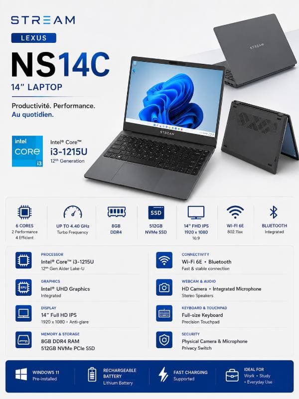 Lexus Laptop NS14C I3
