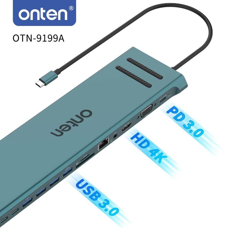 Uv HUB ONTEN OTN-9199A TYPE-C 13IN1