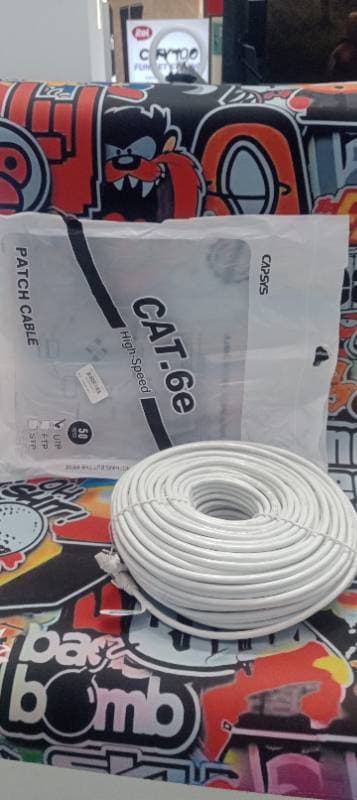 Capsys CABLE RESEAU 50M CAT6-E UTP