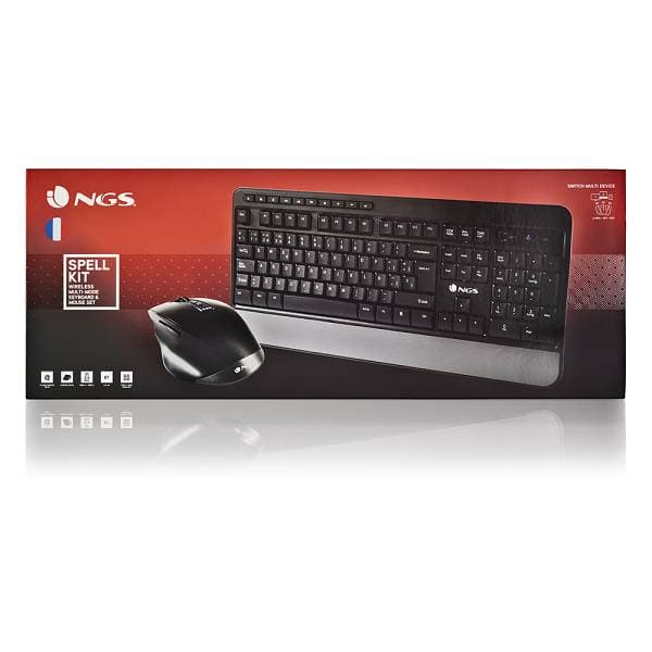 Ngs Clavier & Souris Bureauti Sans Fil Spell Kit