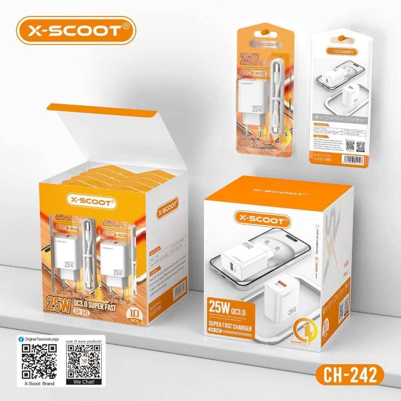 Xscoot Chargeur Type C 25W CH-242
