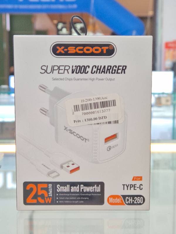 Xscoot Chargeur 25W Type C CH-260