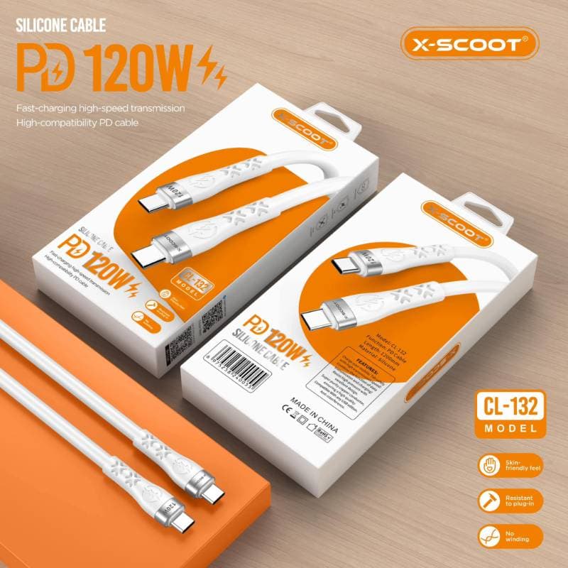 Xscoot Cable 120W Type C To Type C CL132