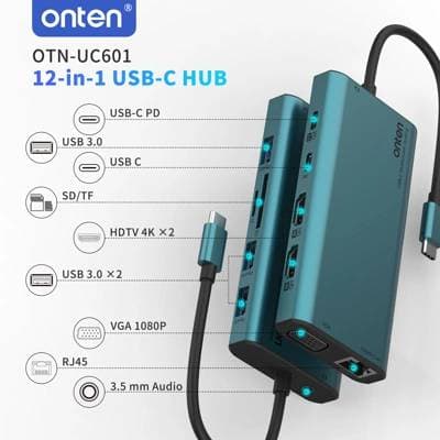 Uv HUB ONTEN OTN-UC601 12IN1