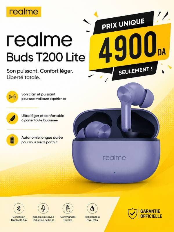 RealMe Bluetooth Buds T200-Lite