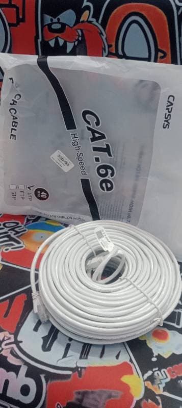 Capsys CABLE RESEAU 40M CAT6-E UTP 