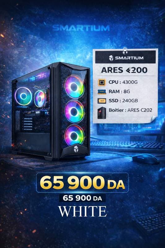 Ares CONFIG /R3 4300G/08GB RAM/240 SSD