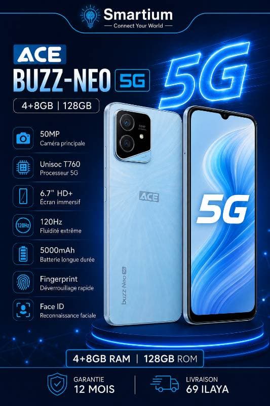 Ace Buzz-Neo 5G 4+8-128Gb