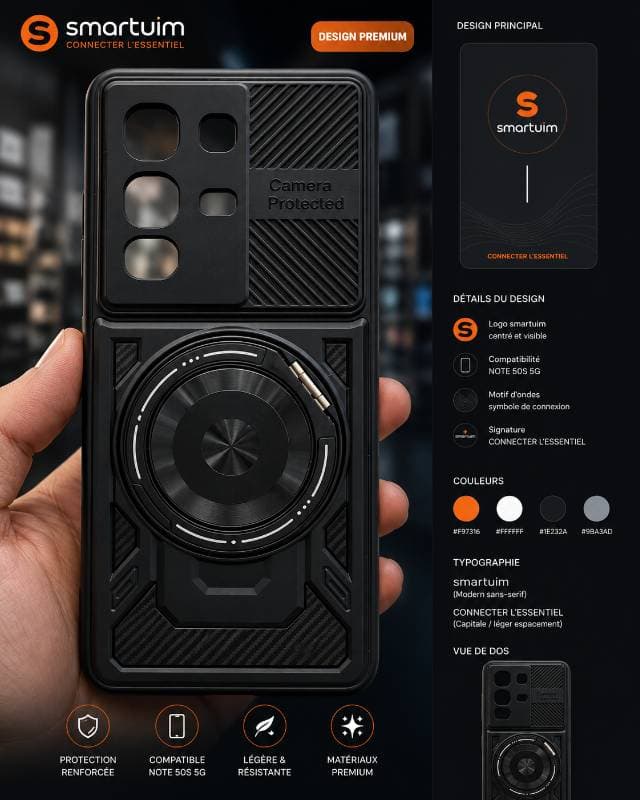 Infinix Silicone Carbon Note50S