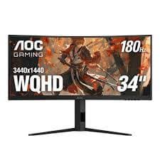 AOC Moniteur 34" 180HZ WQHD FAST 2K