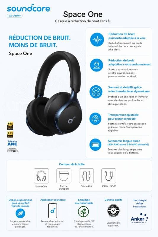 Anker Casque Space One A3035P11